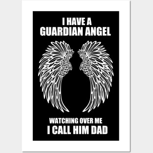 guardian angel dad Posters and Art